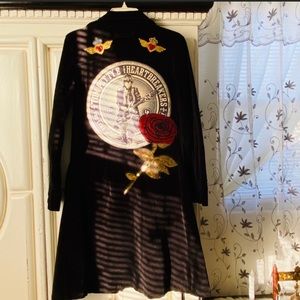 Vintage upcycled Velvet Jacket